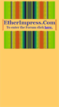 Mobile Screenshot of etherimpress.com